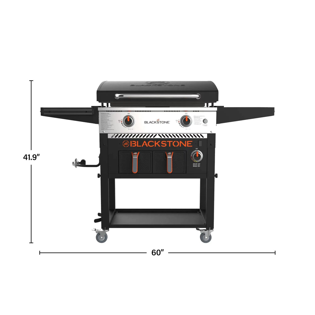 Clearance Sale,Blackstone 2-Burner 28" Griddle with Electric Air Fryer and Hood