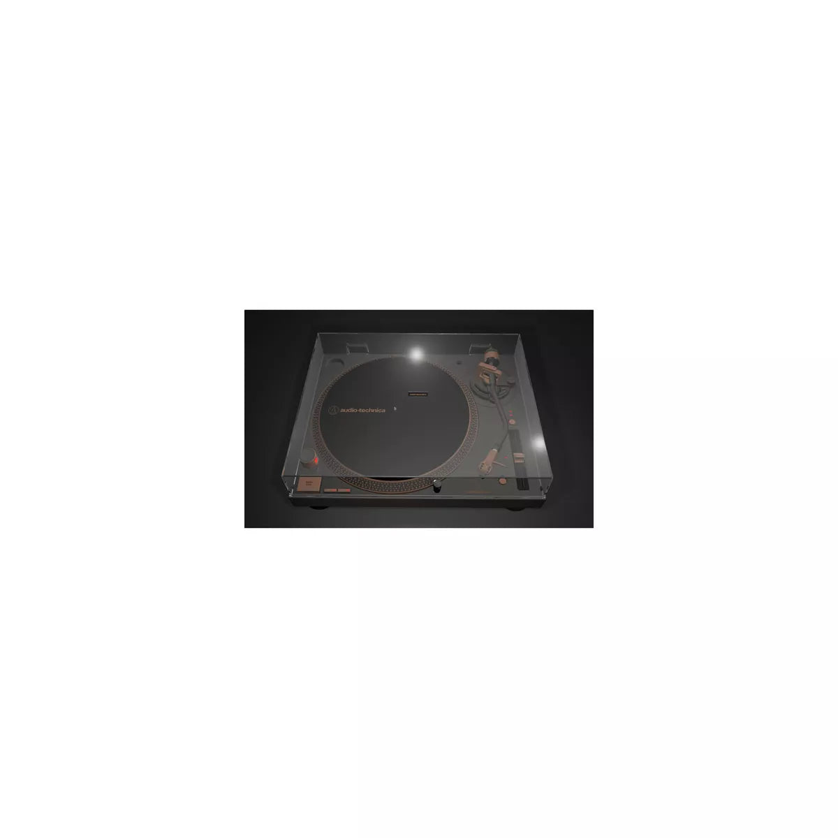 Audio Technica AT-LP120XUSB-BZ Direct Drive USB Turntable, Bronze 3-Speed, Built-in Preamp, Vinyl to Digital Conversion